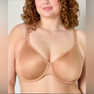 Ambrielle Tailored Minimizer Size 38C Tan Bra. NWOT.